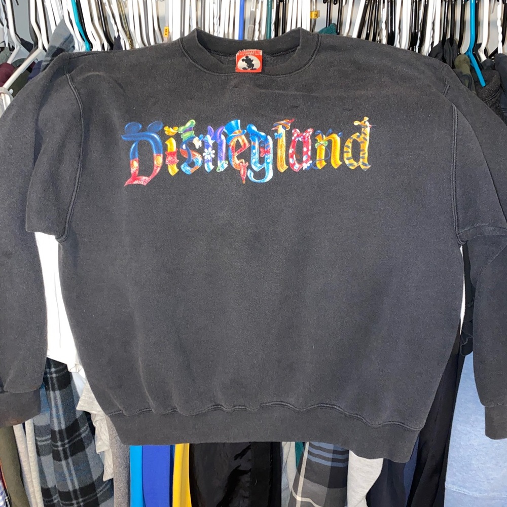 Vintage Mikey Inc. 1928 Disneyland Faded Black Jumper